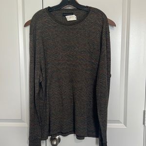 Men’s long sleeve silk shirt